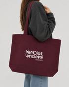 Memorial Van Damme - Shopping Bag - Burgundy