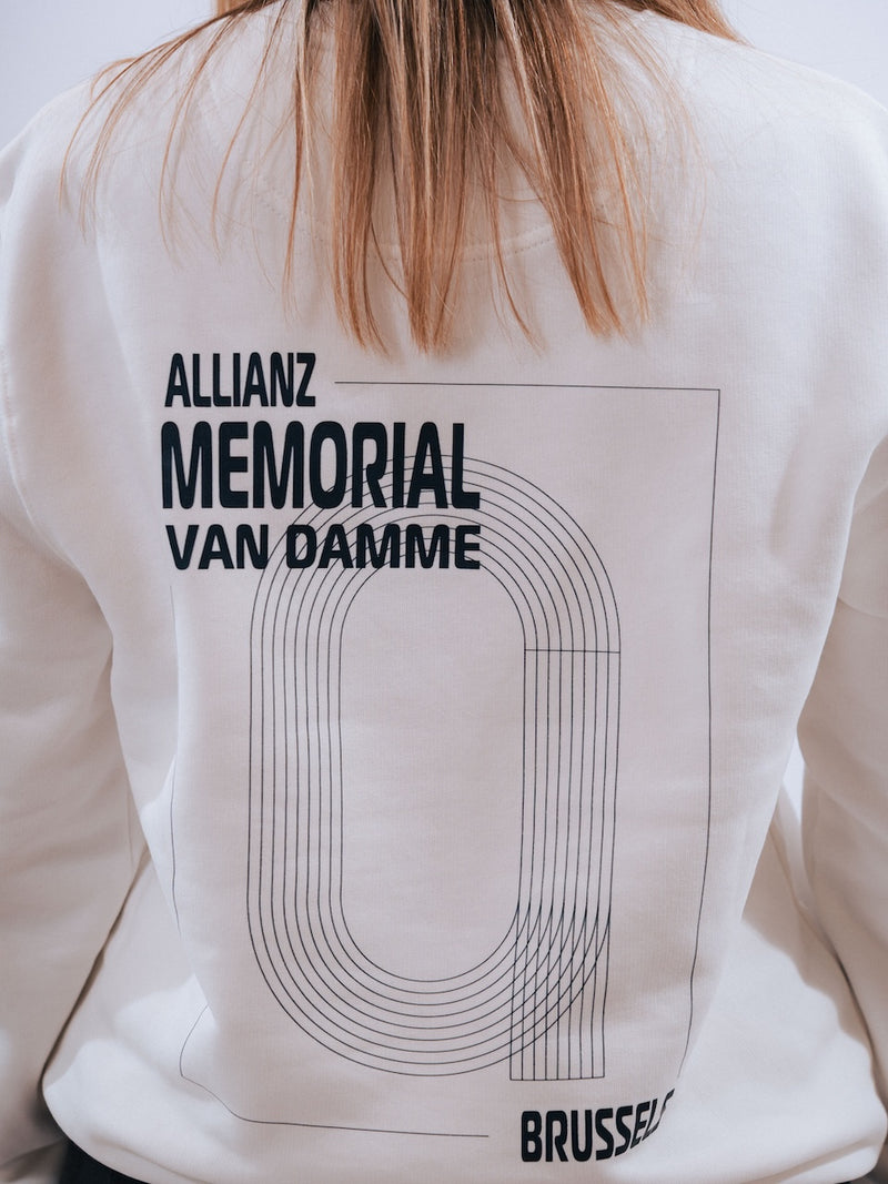 Allianz Memorial Van Damme - Sweater Track&Field - Off-white/navy