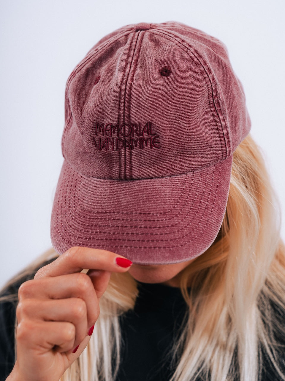 Memorial Van Damme - Vintage Cap - Washed Burgundy