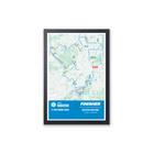 ASML Marathon Eindhoven - Framed finisher poster 30 x 45cm