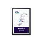 Athora Bruges Marathon - Framed finisher poster