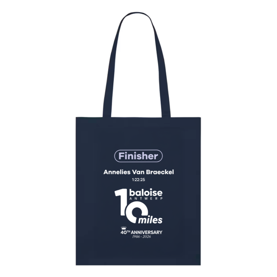 Baloise Antwerp 10 Miles - Finisher tote bag