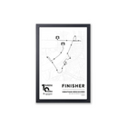 Baloise Antwerp 10 Miles - Framed poster parcours - 30x45cm