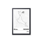 HiPRO Utrecht Marathon - Framed finisher Poster Parcours 30x45cm