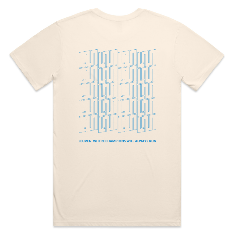 Leuven Marathon - T-shirt Champions - off white