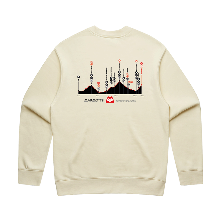 Marmotte Granfondo Alpes - Sweater ecru
