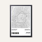 Marmotte Granfondo Alpes - Framed Finisher poster - 30x45 cm