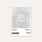 Marmotte Granfondo Alpes - Finisher poster - 30x45 cm