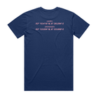Menzis 4 Mijl - T-shirt Blue/Pink - Coordinates