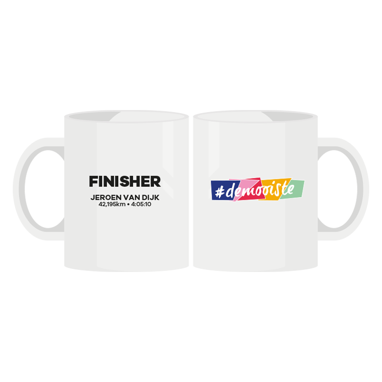 NN Marathon Rotterdam - mug finisher #demooiste
