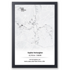 Sofico Gent Marathon - Framed poster finisher marathon supporters - 40 x 60 cm