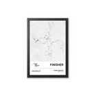 Sofico Gent Marathon - Framed poster finisher marathon - 30 x 45 cm