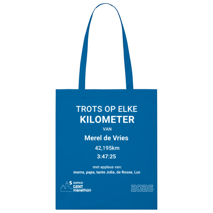 Sofico Gent Marathon - Totebag finisher 'Trots'