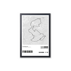 UCI GF Vosges - Framed finisher poster - Parcours - 30 x 45cm