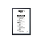 UCI GF Vosges - Framed finisher poster - Waypoints - 30 x 45cm