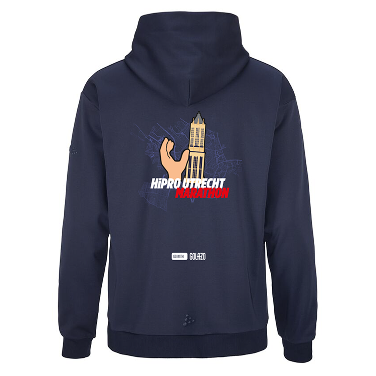 HiPRO Utrecht Marathon - Craft Hoodie navy