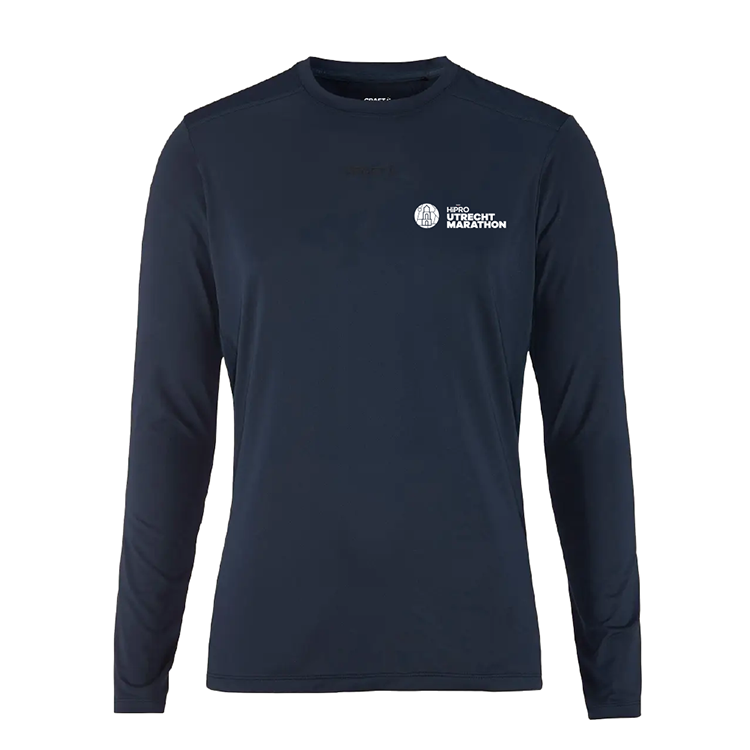 HiPRO Utrecht Marathon - Craft T-shirt LS navy
