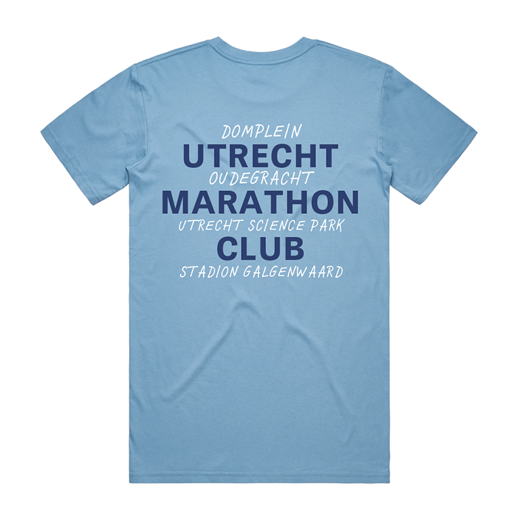 HiPRO Utrecht Marathon Club - T-shirt blue