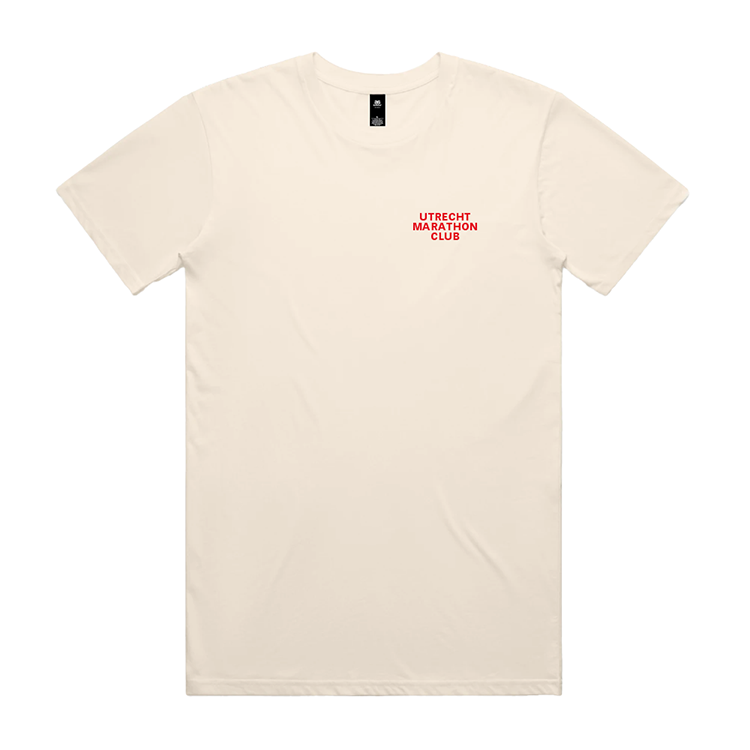 HiPRO Utrecht Marathon Club - T-shirt ecru