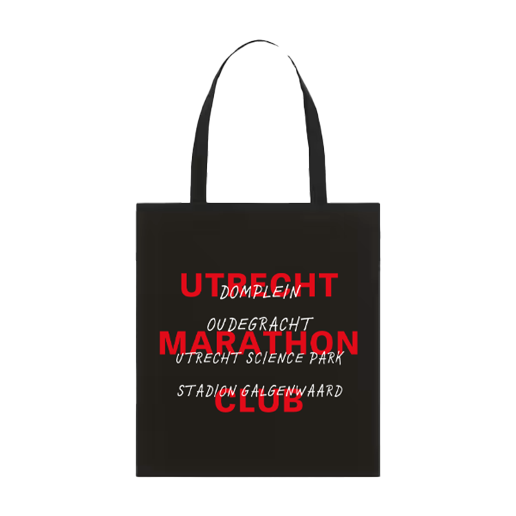 HiPRO Utrecht Marathon Club -  Totebag black