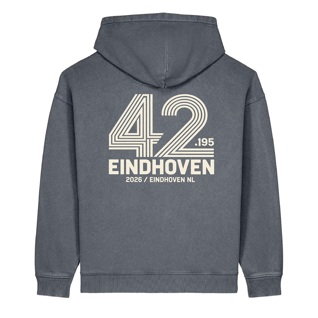 ASML Marathon Eindhoven - 42 hoodie washed grey 
