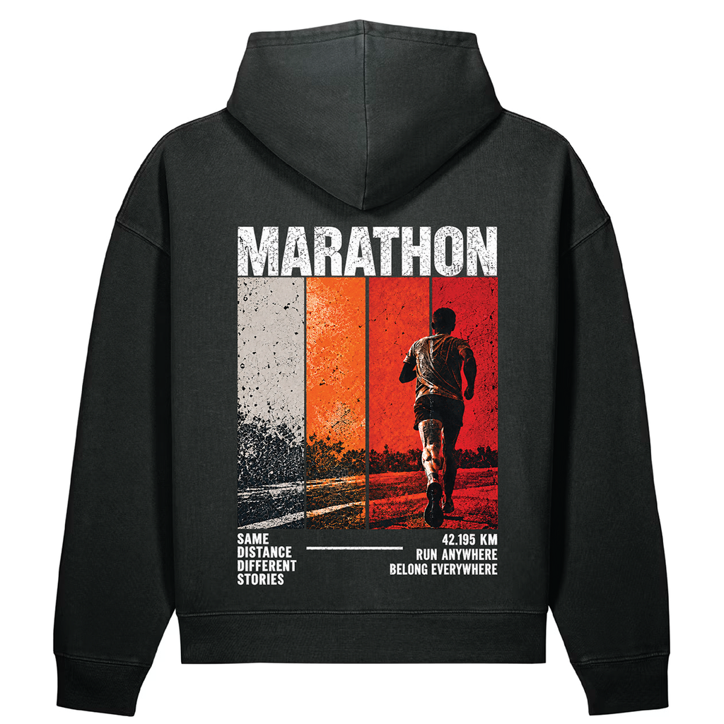 ASML Marathon Eindhoven - Marathon hoodie washed black