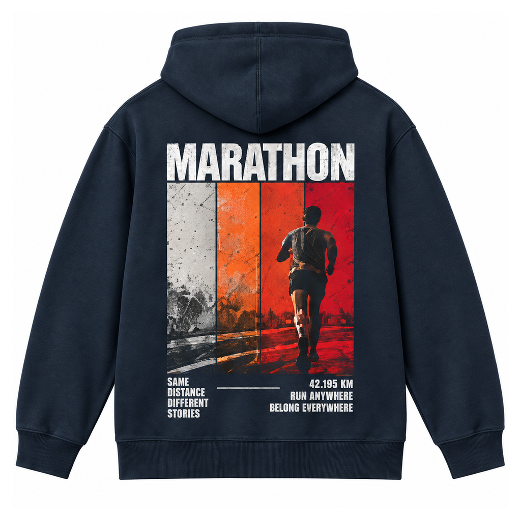 ASML Marathon Eindhoven - Marathon hoodie french navy