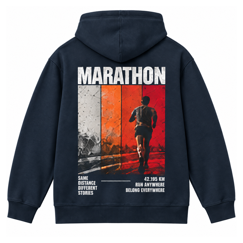 ASML Marathon Eindhoven - Marathon hoodie french navy