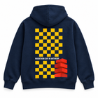 TREK Antwerp Marathon - pattern hoodie navy 