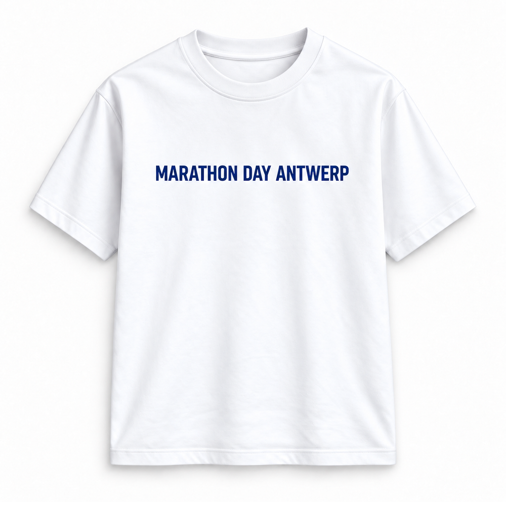 TREK Antwerp Marathon - marathon day t-shirt white 