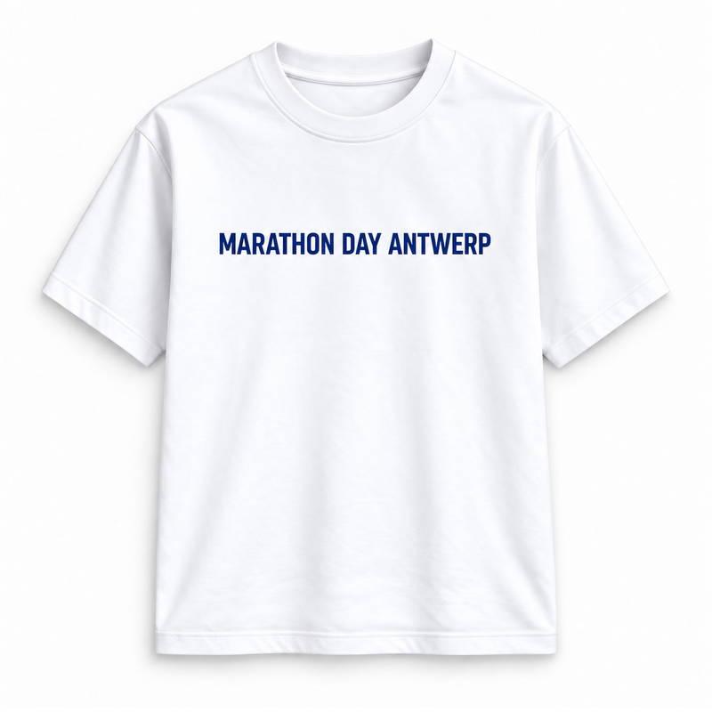 TREK Antwerp Marathon - marathon day t-shirt white 