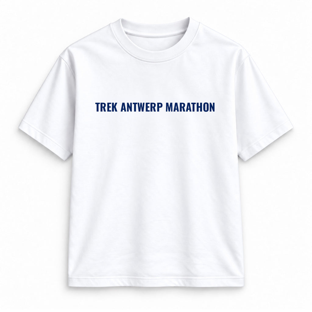 TREK Antwerp Marathon - marathon day t-shirt white 