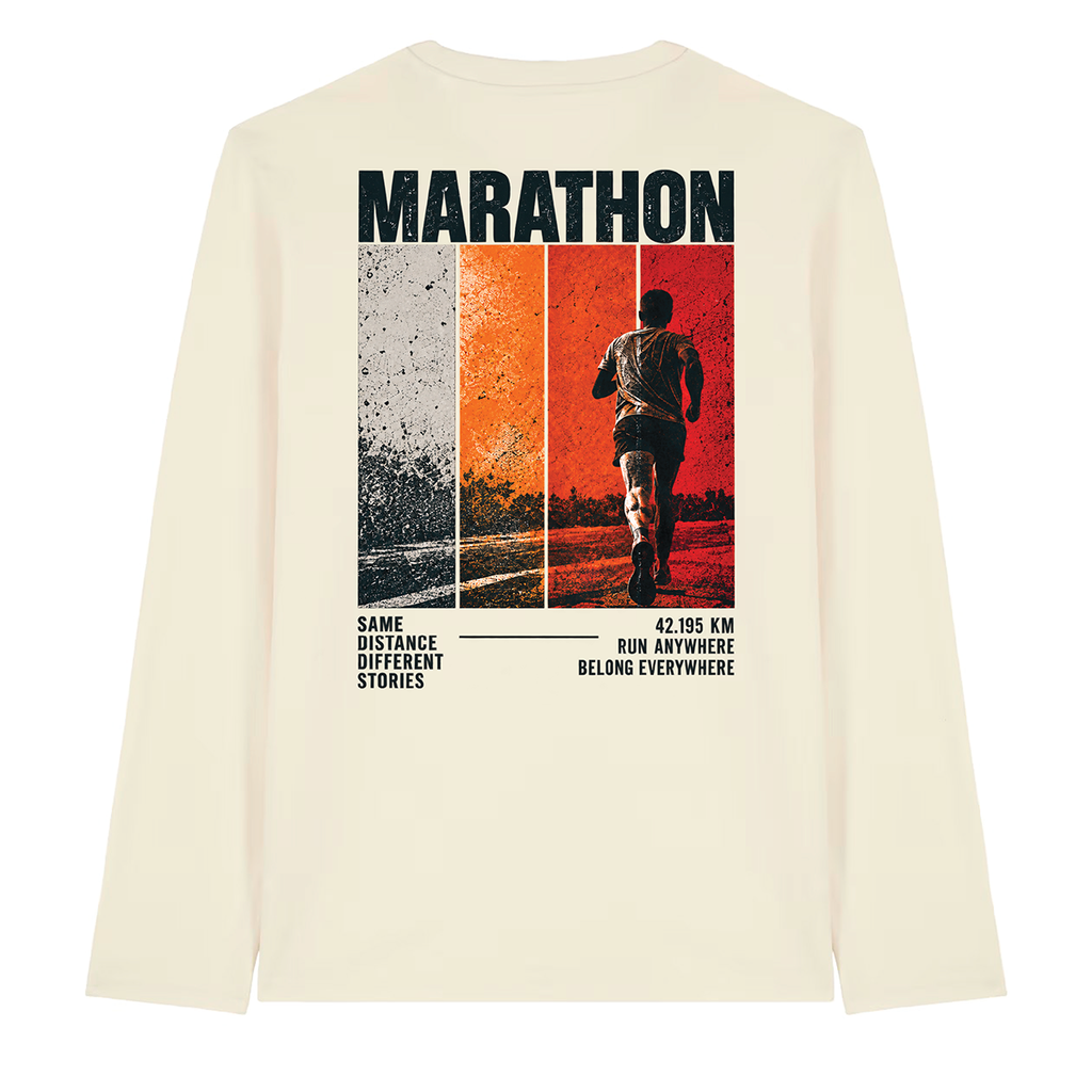 ASML Marathon Eindhoven - Marathon LS t-shirt natural raw