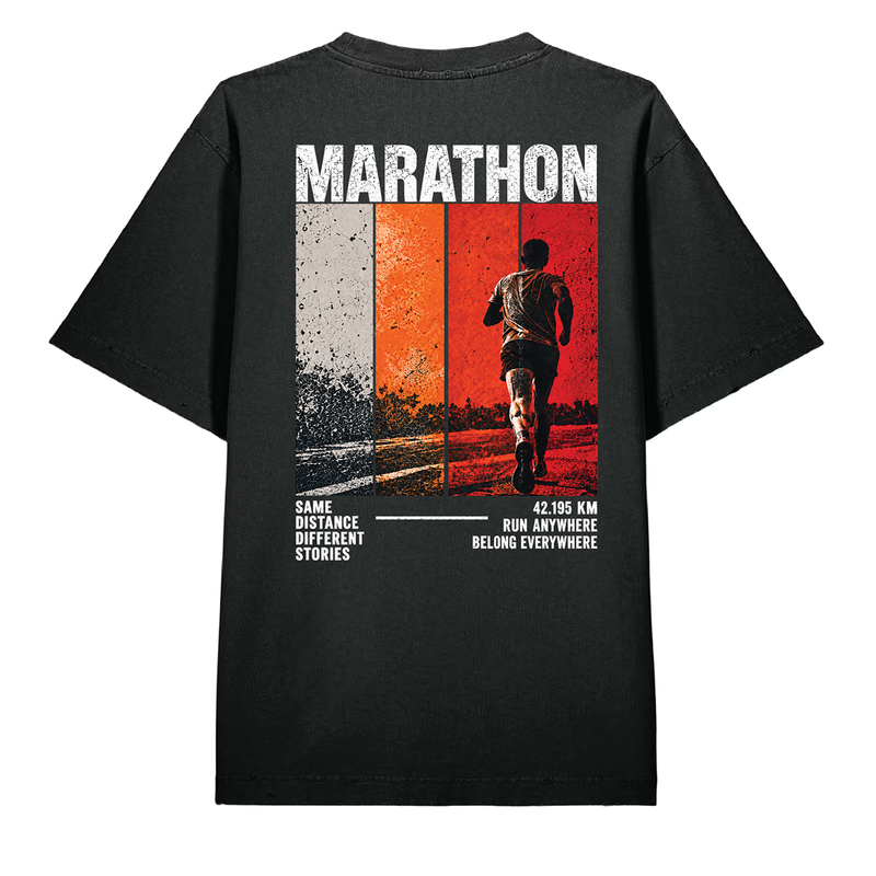 ASML Marathon Eindhoven - Marathon t-shirt washed black